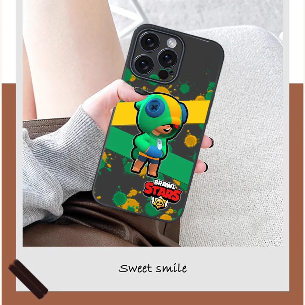 g-Games Stars Leons Phone Case For iPhone 16 15 14 13 12 11 PRO MAX PLUS Mini TPU Soft to  Skin-friendly case