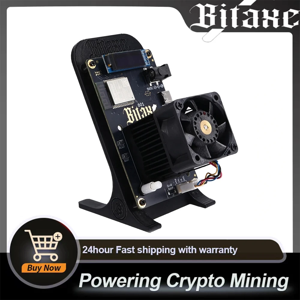 Bitaxe Gamma 601 Bitcoin Miner Baru, Bitaxe Miners 1.2T Asic Chip Dari Antminer S21 Pro BTC Miner Dengan Bracket Colokan EU