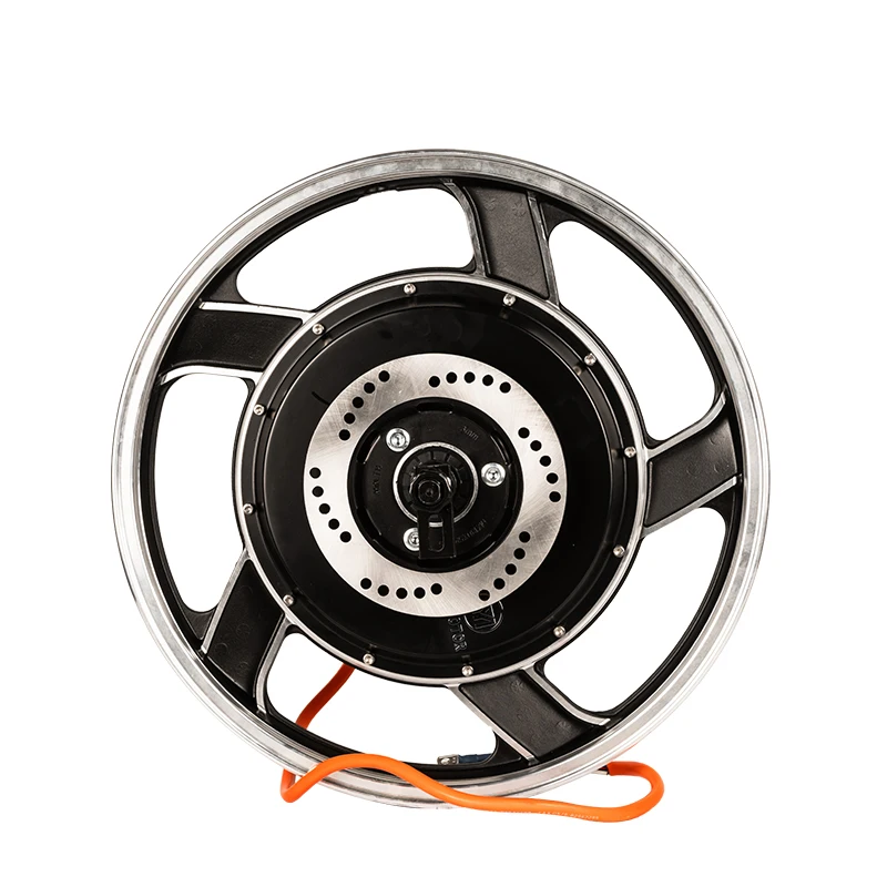 

2025 17Inch 1500w 60kmh Brushless DC Hub Motor With Sprocket Wheel for Hybrid Motorcycle