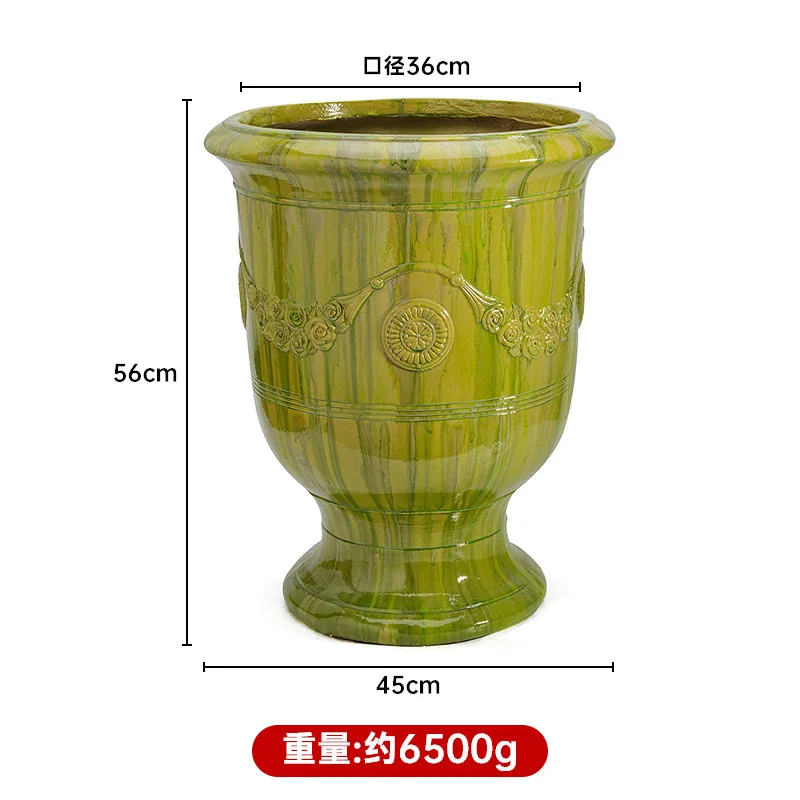 CX Plantable Large-Aperture Flower Pot, Extra-Large Outdoor Garden, Courtyard Villa, Flower Pot