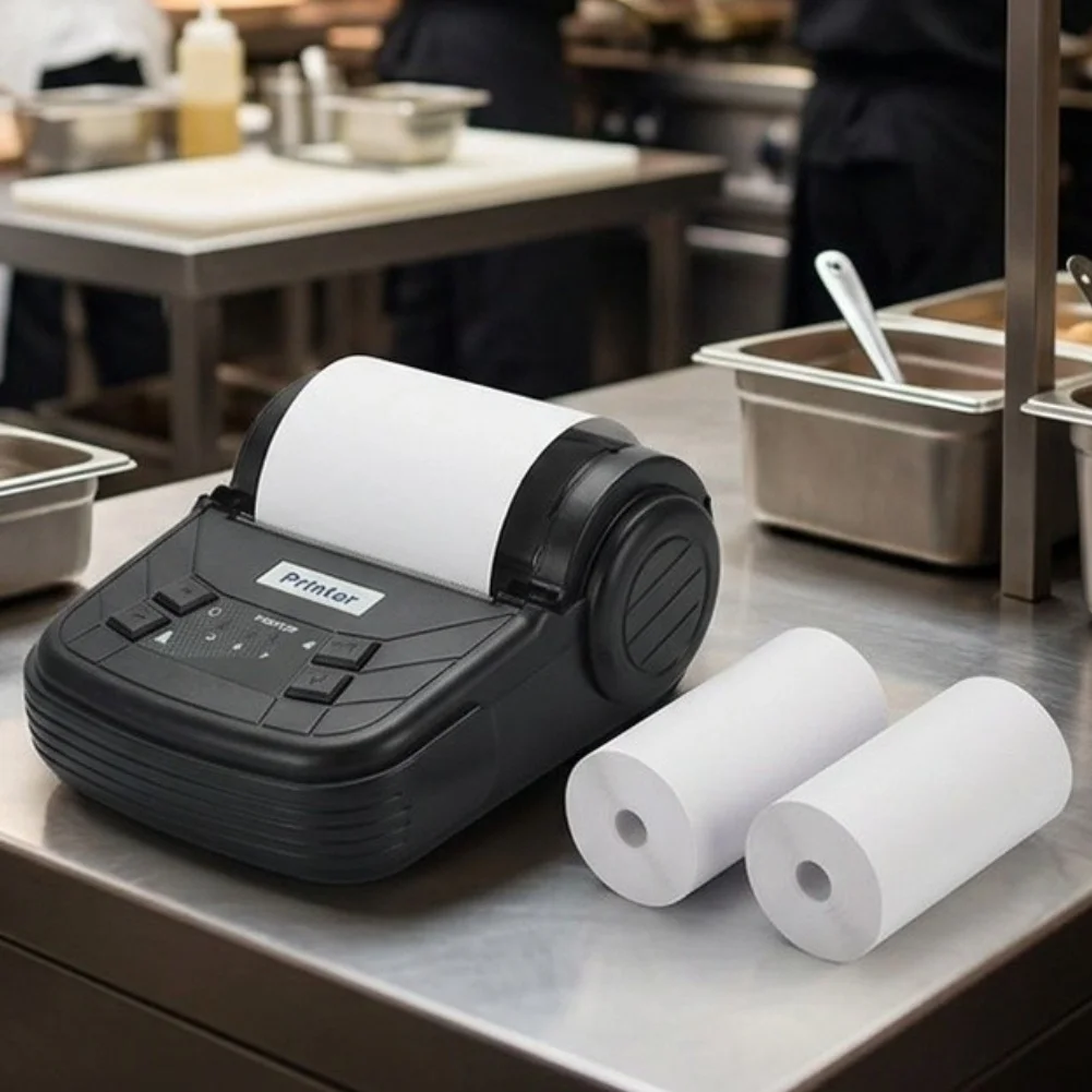 Wireless Thermal Printer for Field Reporting and Invoice Printing Lightweight Construction for Daily Transport