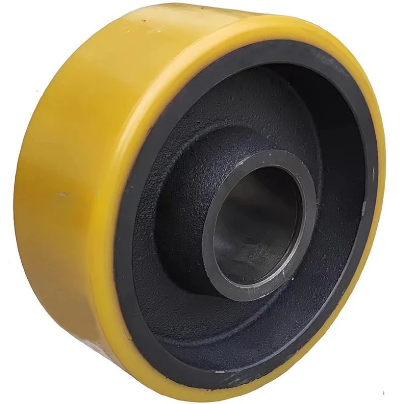 

2 tons electric truck, load-bearing wheel front tire 200 * 80 * 6206 polyurethane rubber wheel