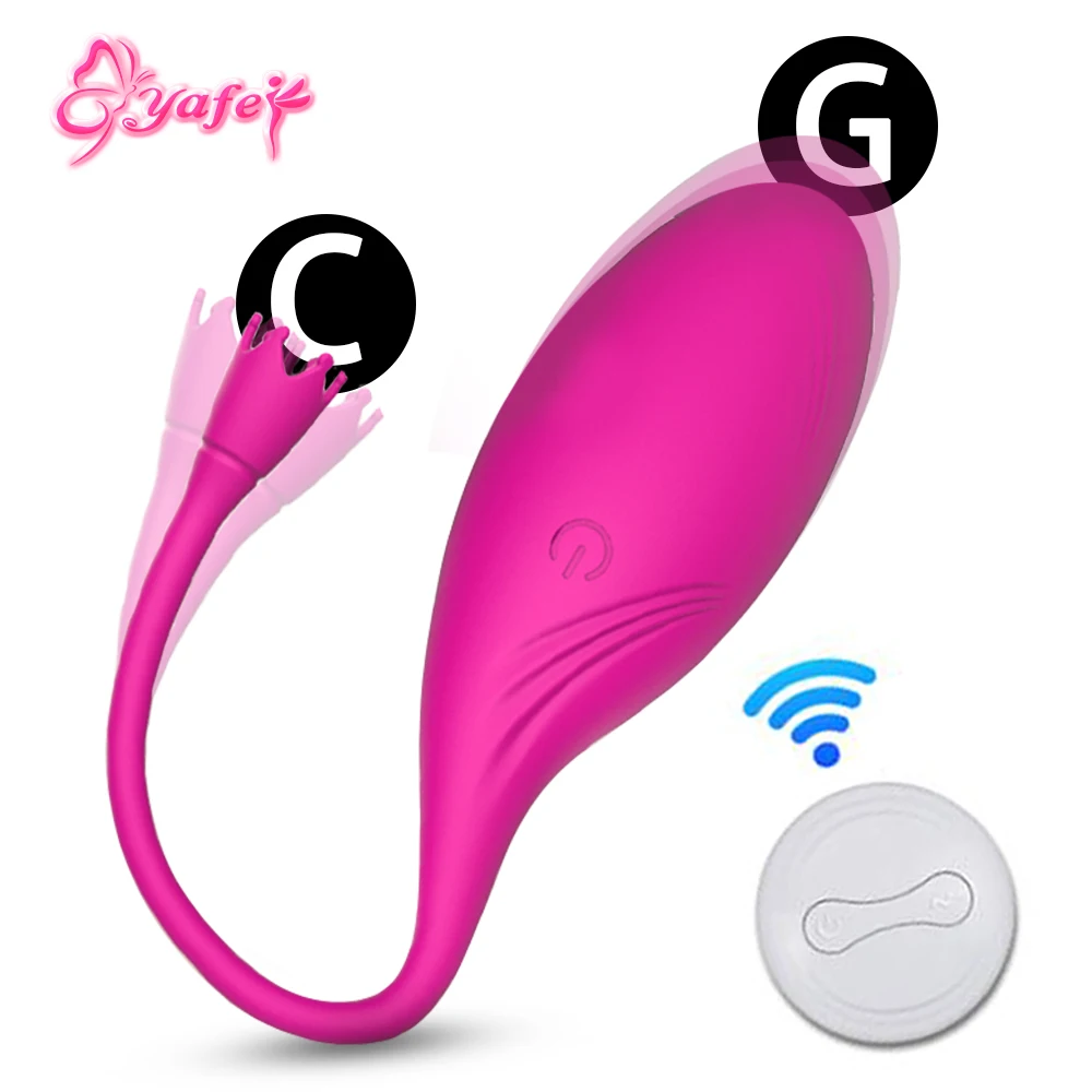 

Vibrating Egg Sex Toys for Women Wireless Remote Control Love Egg Vaginal Massager Clitoris Stimulator Female Vibrator for Adult