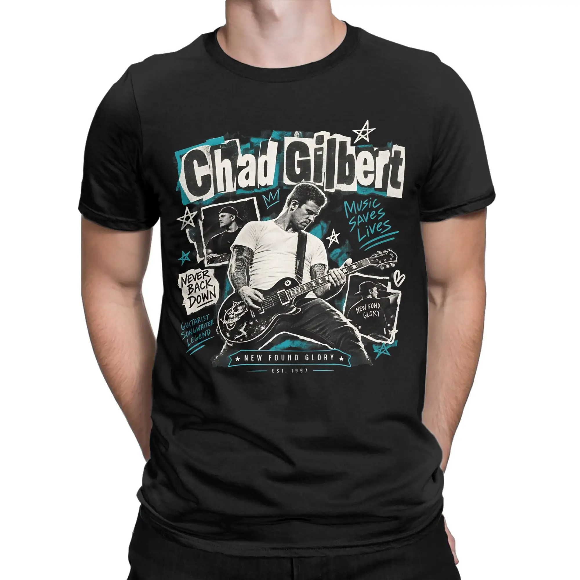 Men Women T-Shirts Rip Chad Gilbert Guitarist Funny Pure Cotton Tee Shirt Short Sleeve  T Shirt Round Collar Clothing Gift Idea