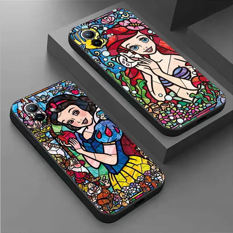 Disney Princess Snow White Painting Phone Case For Xiaomi 14T 13T 12T 11T 10T 14 Pro 11 Lite Poco X3 X4 X5 X6 M5 F5 F6 Pro Cover