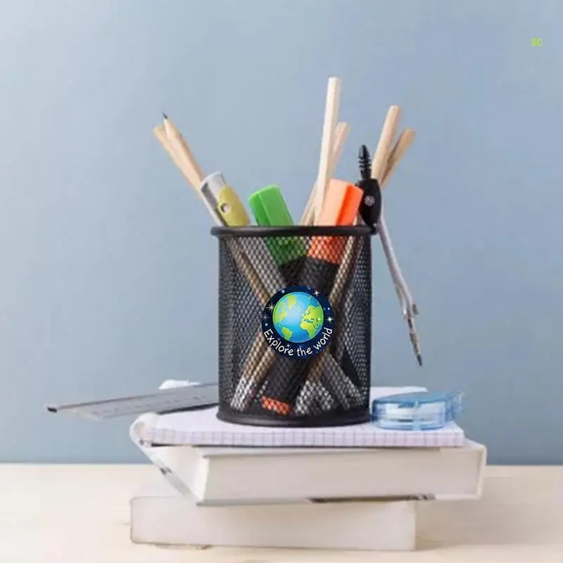 Adesivos decorativos para sistema solar criativo, embalagem com vedação planetas, etiqueta presente, dropship