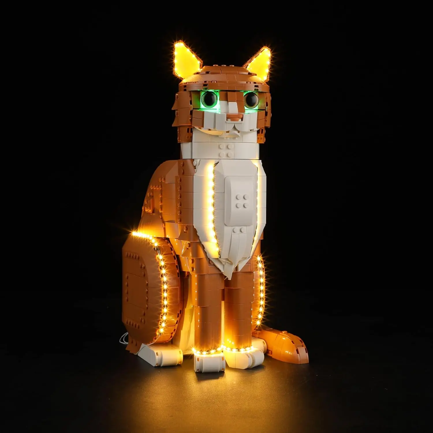 

HPROSPER LED Accessory Light (No Model) For LEGO 21376 Ideas Orange Cat Easy Install Hidden Wiring