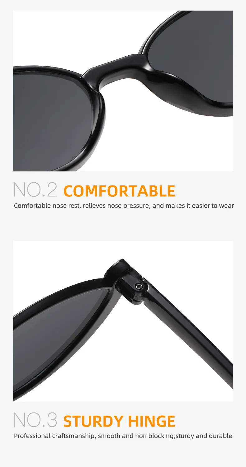 Vintage Dreieck Cat Eye Frauen Sonnenbrille Persönlichkeit PC Rahmen Harz Objektiv Reise Brillen Angeln Gläser Reiten Brille – Detail 15