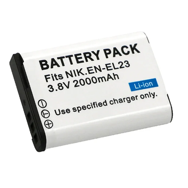 2000mAh Rechargeable EN-EL23 EN EL23 Battery for Nikon COOLPIX P610S P900S B700 S810C P600 for Nikon EL23 Camera Digital Battery