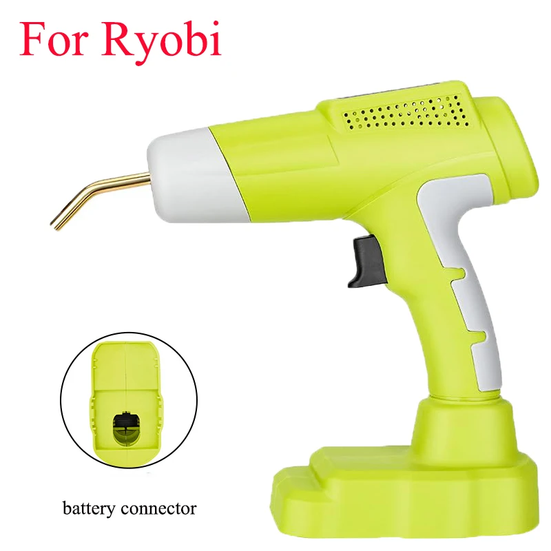 

Rechargeable Plastic Welder Kit Portable Plastic Welder with LED Indicator for Ryobi 18V Li-Ion Batteries DIY Home Repair Tools