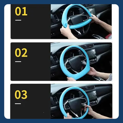 10 best sales 16 inch steering wheel cover - №8