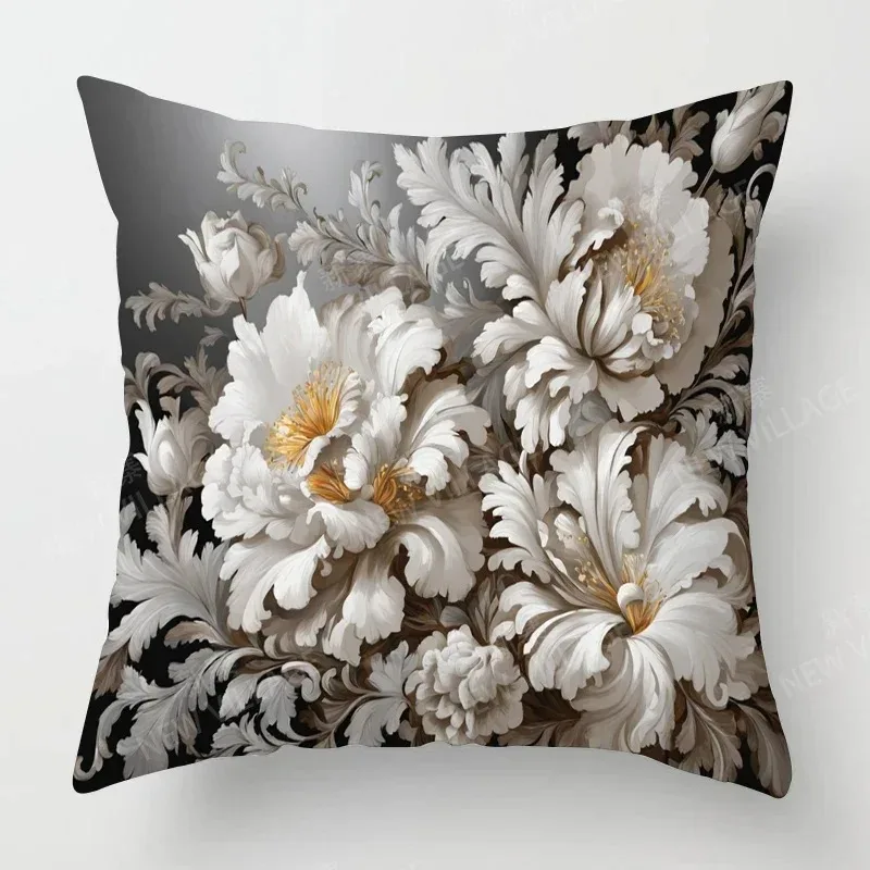 

Baroque Pattern Throw Pillow Covers Pattern Cushion Cover Suitable For Sofa Bedroom