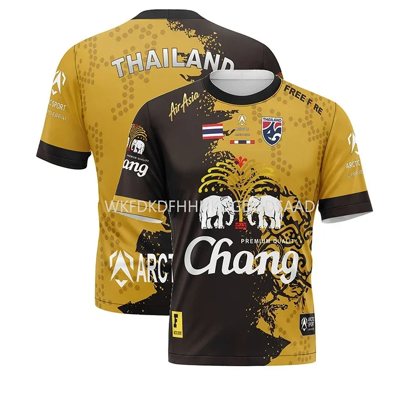 

Hot Thailand Changze Unisex T-shirt 3D Printing Quick Drying Casual O Collar Short-sleeved Men's Plus-size Outdoor Sports Top