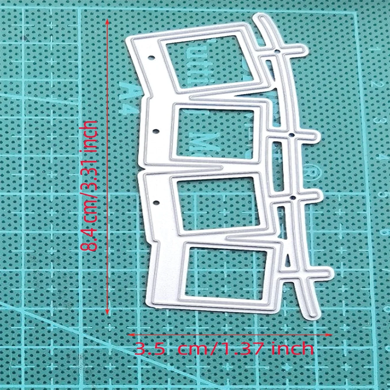 1pc, Frame Cutting Dies, Metal Cutting Dies, Embossing Stencils For DIY Crafting Scrapbooking Supplies, Template Mould, Photo Al