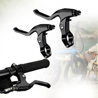 Bicycle Brake Levers Mountain Bike Brake Levers Ultra-light Aluminum Alloy Hand Brake Levers Metal V-brake Disc Brake Handles