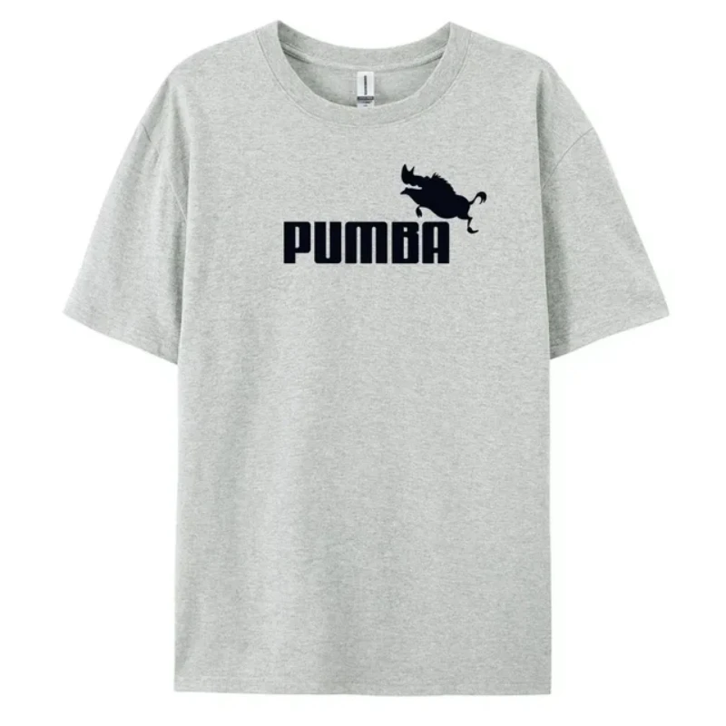 Pumba Cool Printed T-Shirt for Men, Short Sleeve Cotton Tee for Fashionable Style high quality men t shirt male Clothing