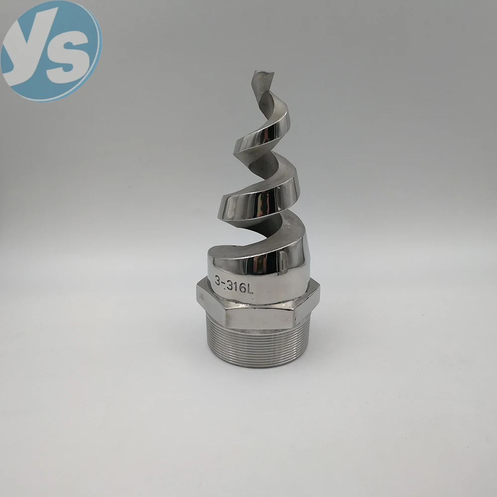 

Stainless Steel Spiral Full Cone Spiral Nozzle Spray Dust Remove Nozzle Full Cone Spray Nozzle for Garden