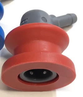 Rinse bridge red and blue quick connector, Braun bypass connector