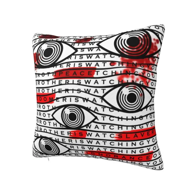 1984 George Orwell Big Brother Is Watching You Throw Pillow Case Bedroom Decoration Cushions Cover Sofa Chair Pillowcase