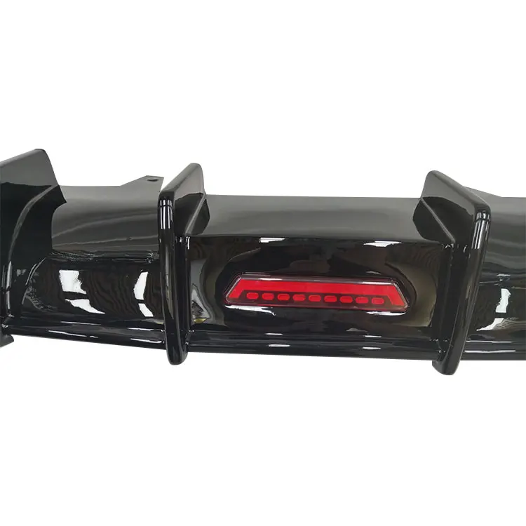 STLFKB Style ABS Black Rear Lip Diffuser for Audis A4 B9 Sports 2017-2019 Rear Bumper Replacement