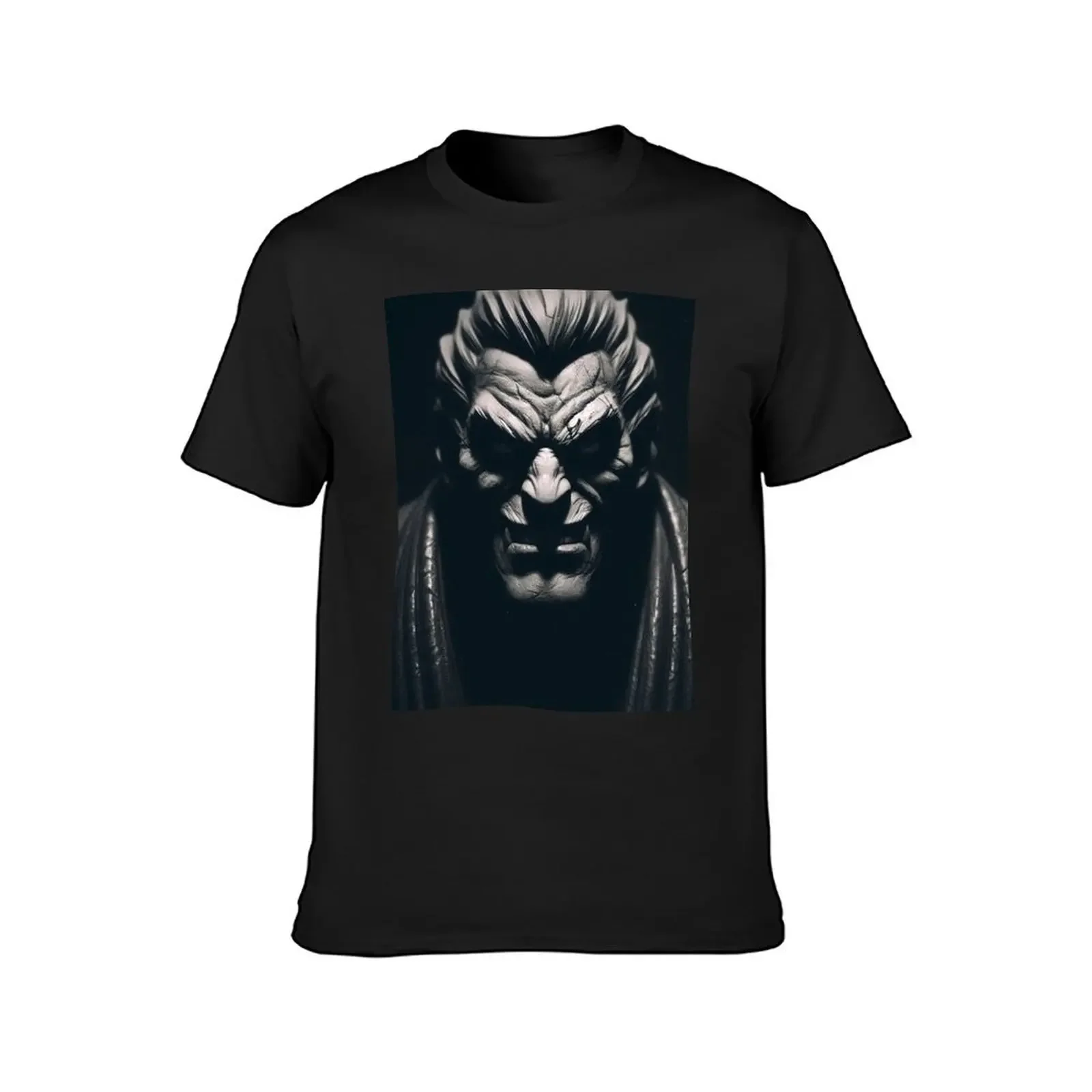 Great Demon Akuma - 1920's Film Portrait - Evil T-shirt plus sizes aesthetic clothes customs T-shirts for men cotton