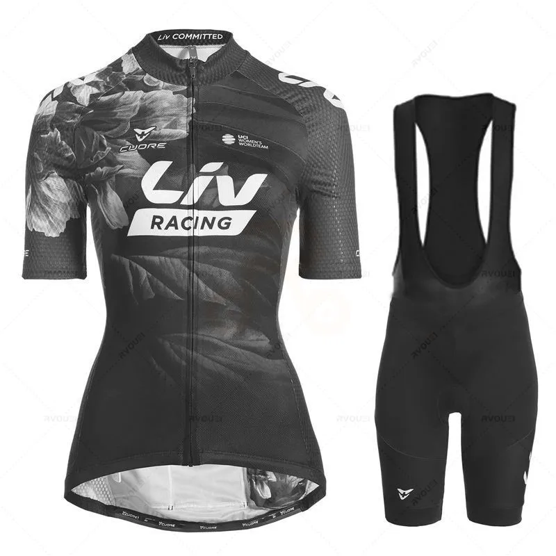 

LIV Lady Cycling Clothing Road Bike Jersey Summer Women Short Sleeve Shirt Female Bicycle Wear Clothes Ropa Ciclismo Quick Dry