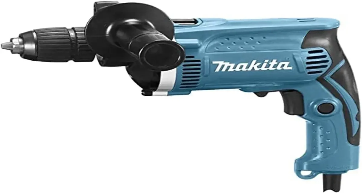 HP1631 Electric Percussion Drill, 710W Keyless Chuck 16mm, 5/8_pollice, Black, Turquoise