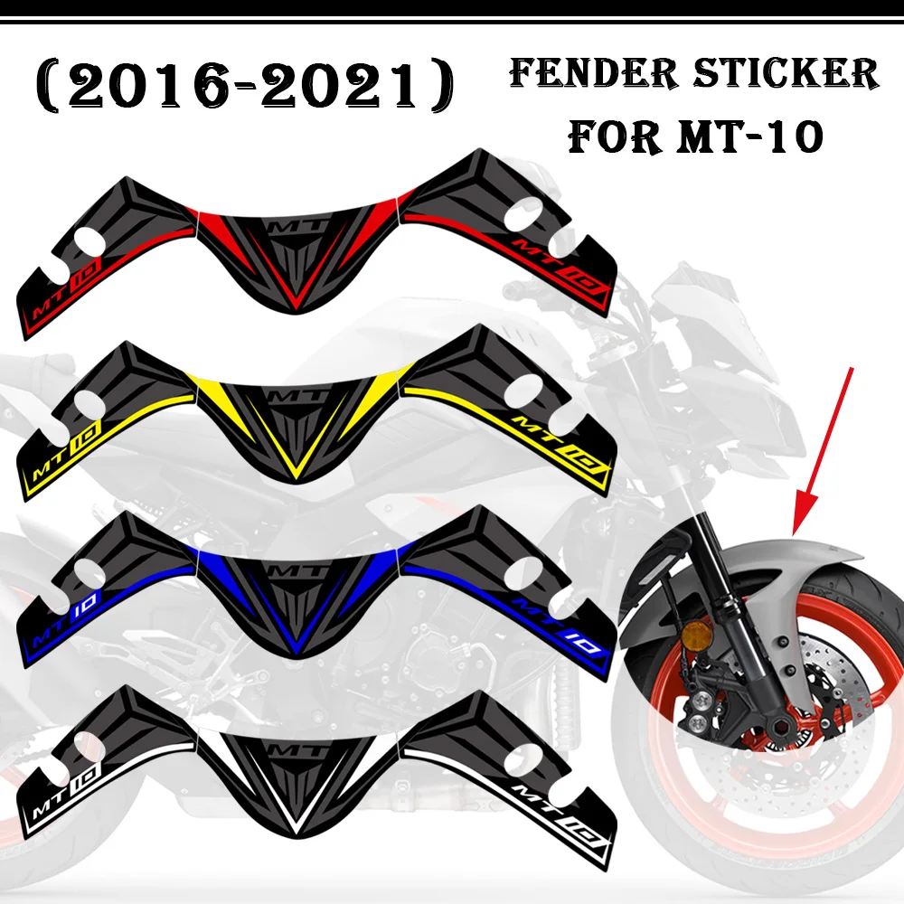 Motorfiets Knie Voor Yamaha Mt10 MT-10 Fz Mt 10 Stickers Tankpad Verf Kuip Sticker Brandstof Gas 2016 2017 2018 2019 2020 2021