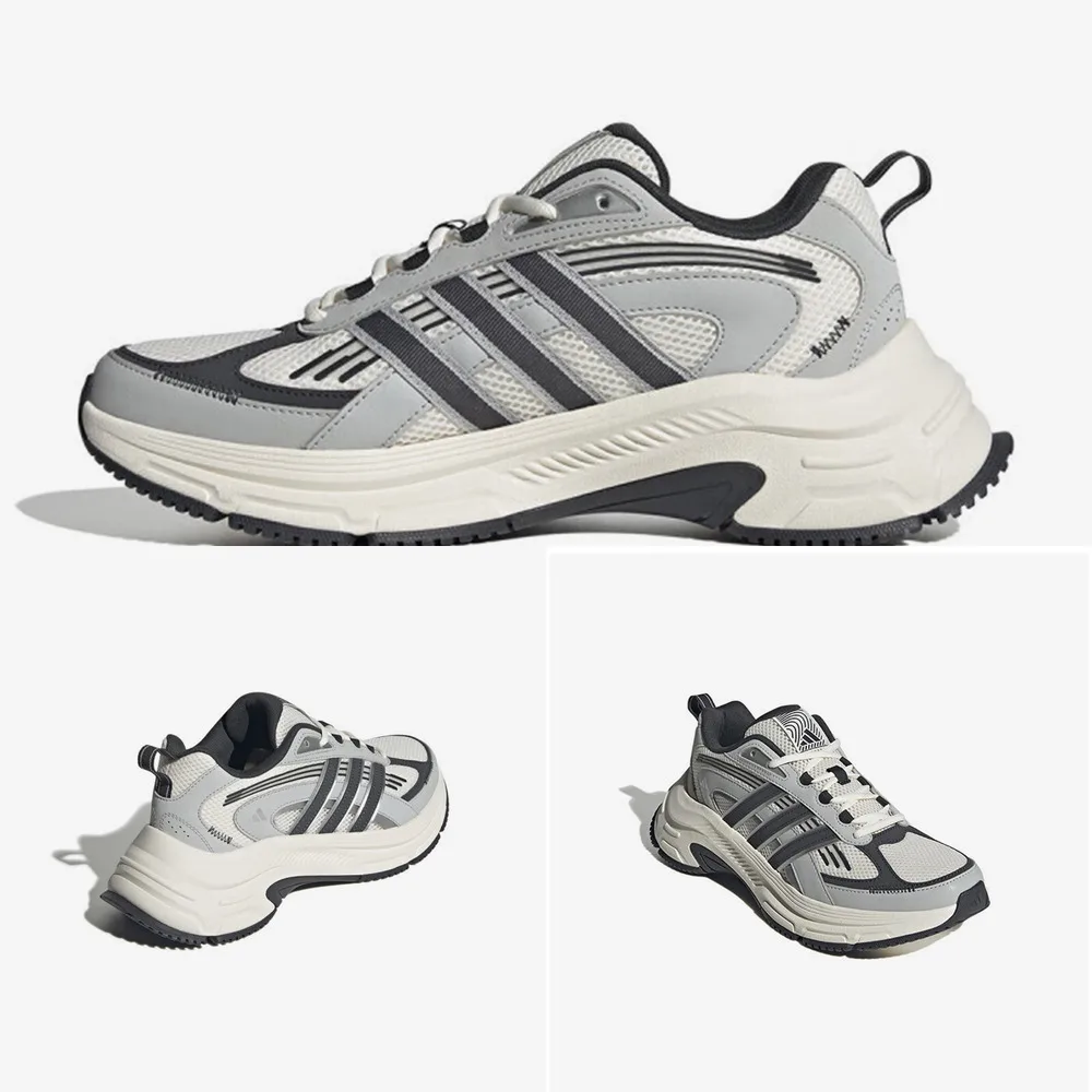 Official Adidas Authentic 24 Winter New Women's Retro Thick-Sole Cushioned Running Shoes JQ0255