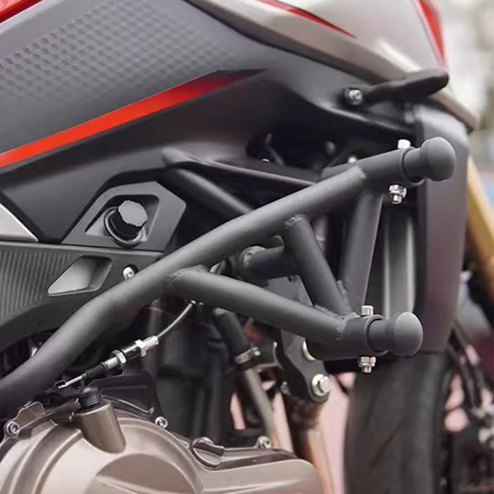 【Good quality】For QJMOTOR RKS550 550RKS RKS 550 Engine Protector Anti-Fall Bar Bumper Protection Accessory for Motorbikes