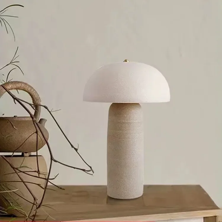 

Handmade mushroom decorative night light antique ceramic lamp chinese porcelain table lamps