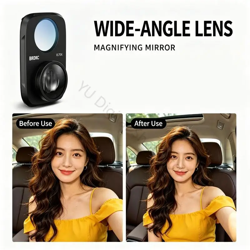 96BA 115° Kamera-Weitwinkelobjektiv, kompatibel mit Pocket 4P, Quick Twist Opticals Glas-Zusatz für Selfie-Videos und Reisen – Detail 9