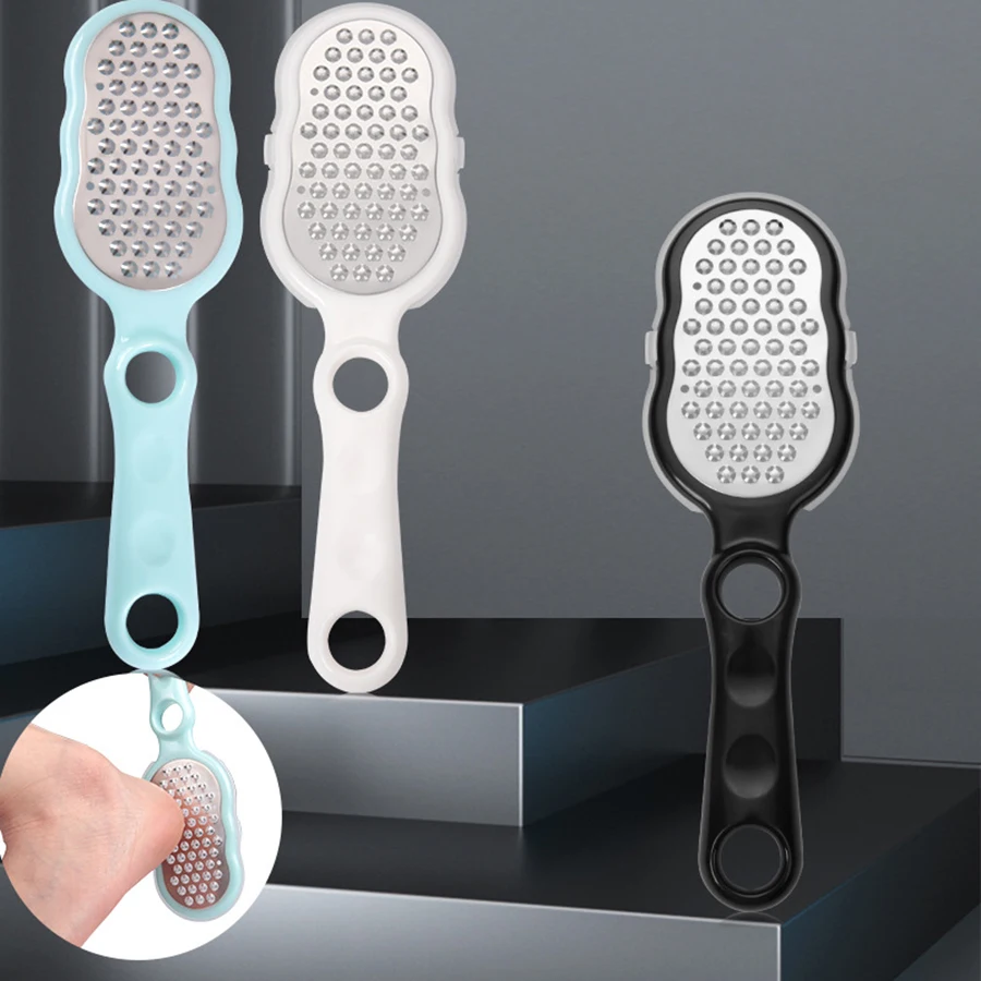 

1 шт., двусторонняя пилка для ног, из нержавеющей стали