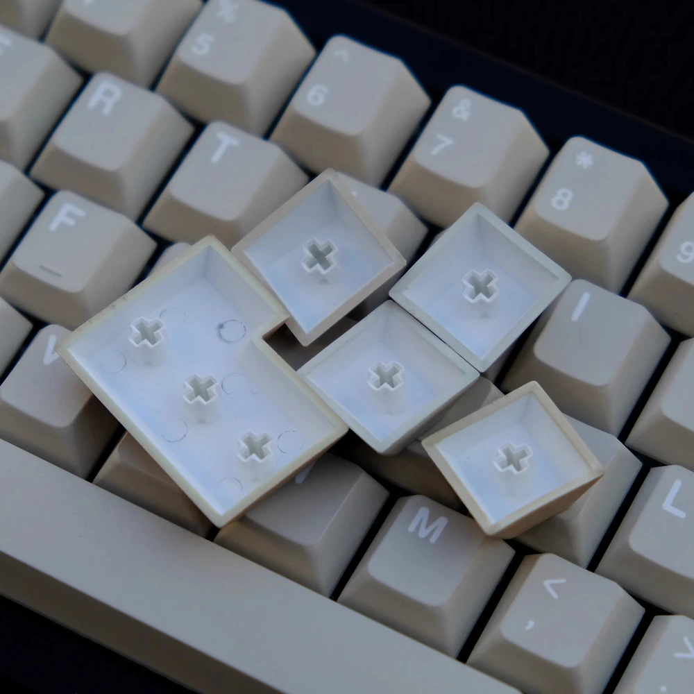 Imagem -04 - Pbt Desert Keycaps para Teclado Mecânico Inglês Perfil Cherry Sublimação Dye Switch mx Gk61 64 68 75 84 87 980 Retro