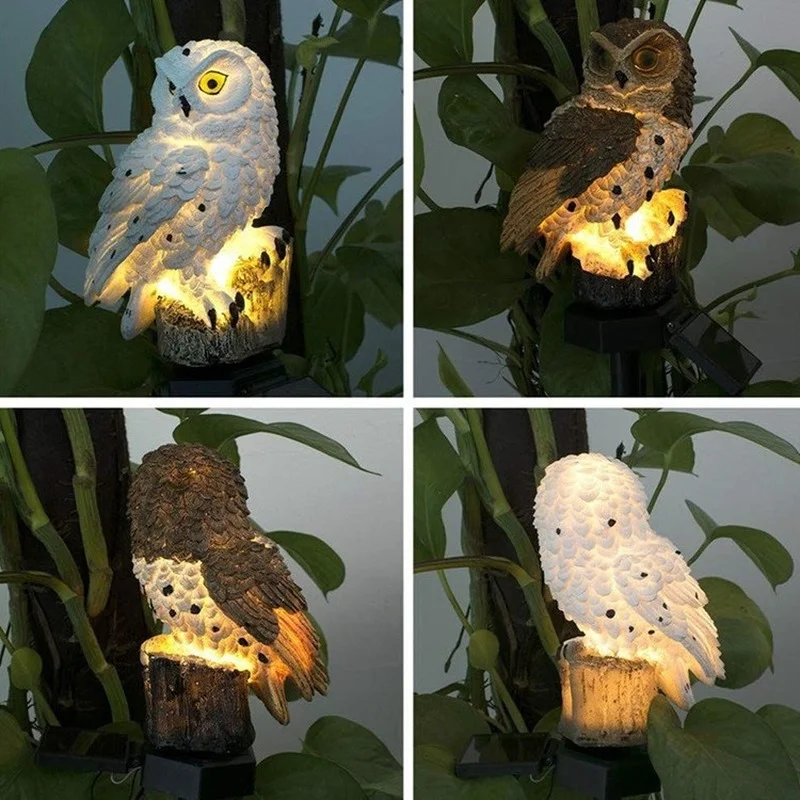 Lampes d'extérieur solaires étanches, théâtre animal, décoration de jardin, 62 LED