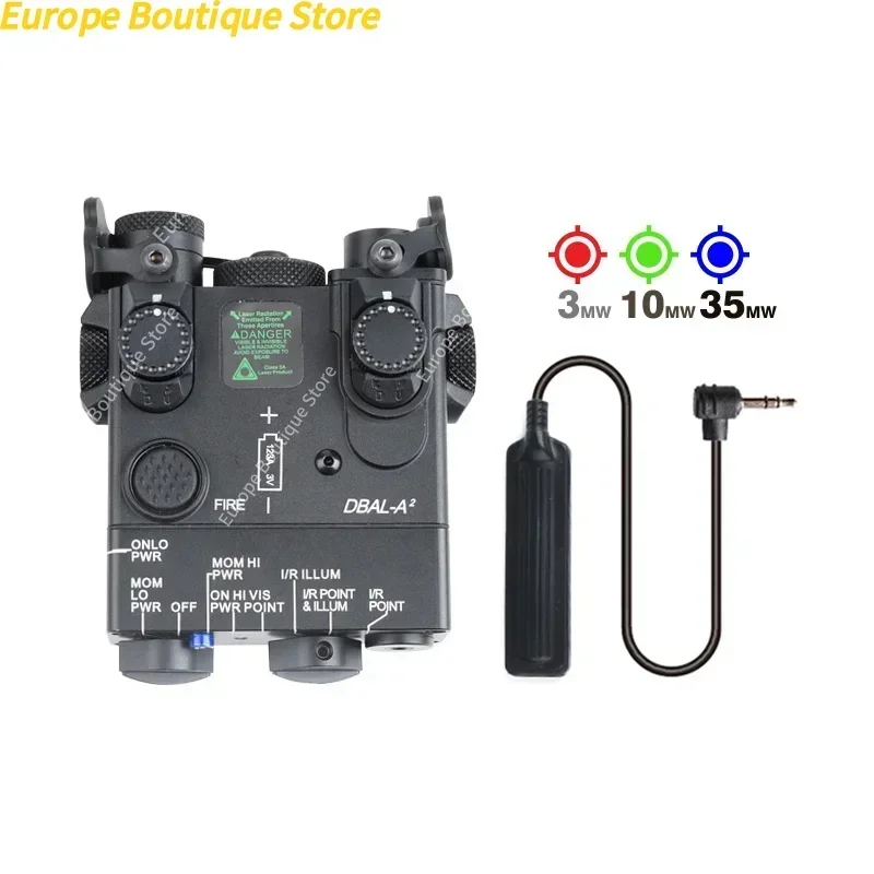 2026 NEW PEQ-15 DBAL-A2 Green Laser IR LED Flashlight Strobe Battery Box Pressure Switch 20mm Rail Mount - view 2