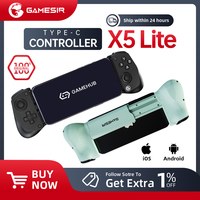 Original GameSir X5 Lite Type-C Mobile Gaming Controller with Membrane Hair Triggers ,Gamesir Hall Effect Sticks for IOS Android