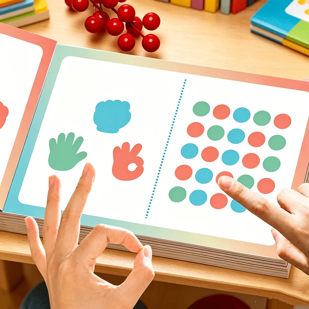 32 Pages Hand-Eye Coordination Activity Workbook Preschool Kids Fine Motor Skills Concentration Learning Guide Book