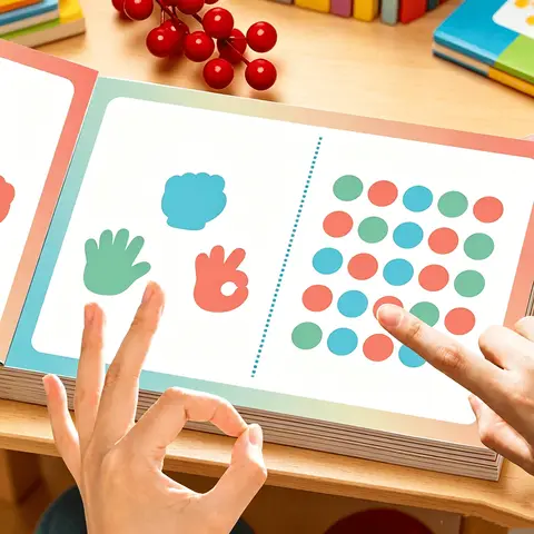 32 Pages Hand-Eye Coordination Activity Workbook Preschool Kids Fine Motor Skills Concentration Learning Guide Book