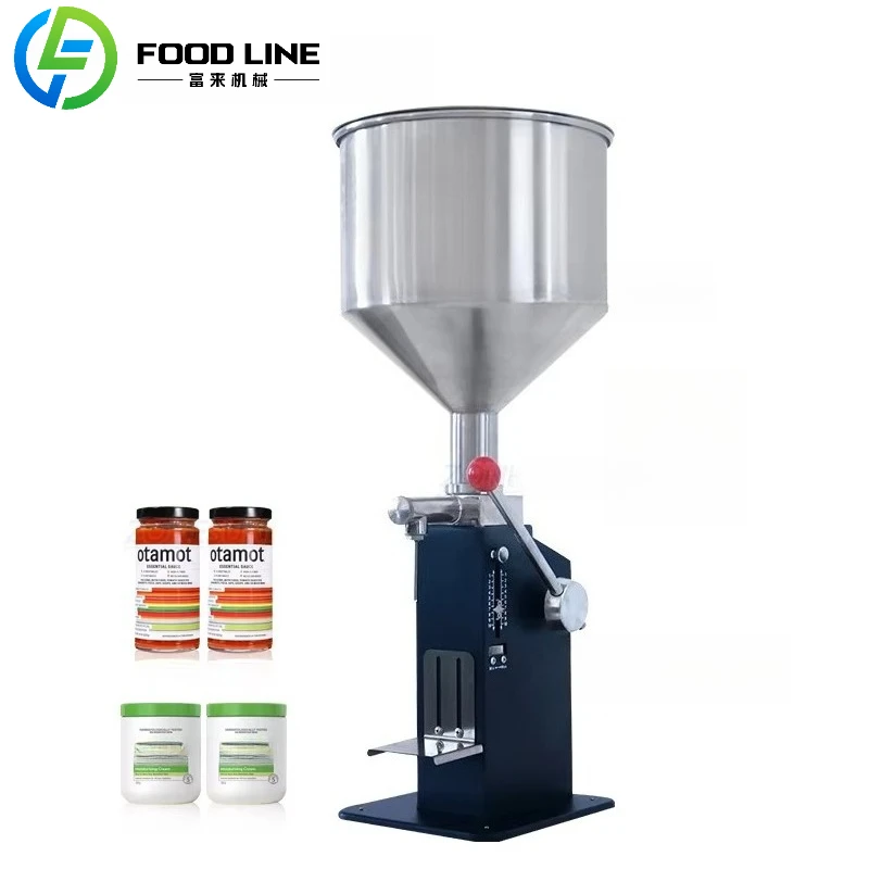 Semi Auto Bottle Filling Machine with Manual Control for Various Liquid Products