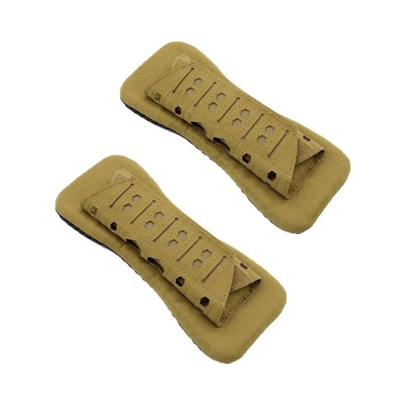 2 قطعة وسادة الكتف التكتيكية منصات تخفيف الضغط للصدمات على ظهره الأشرطة تنفس عدم الانزلاق الرياضة في الهواء الطلق الكتف الادسنس