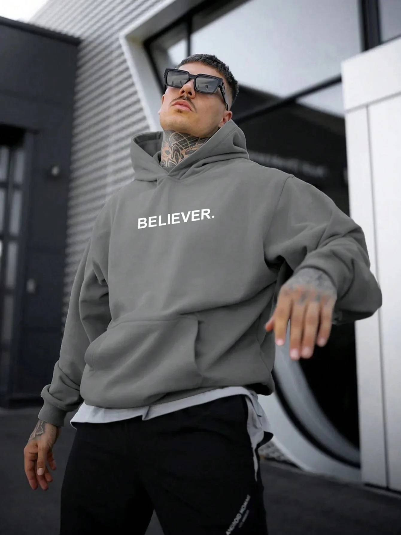 2026 Autumn Winter Hoodie Believer Letter Print Men's Sport Casual Sweatshirts Hoodie Women Fashion Harajuku Oversized Hoodies