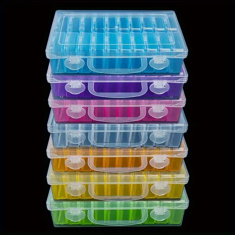 20-Piece Clear Craft Organizers 1