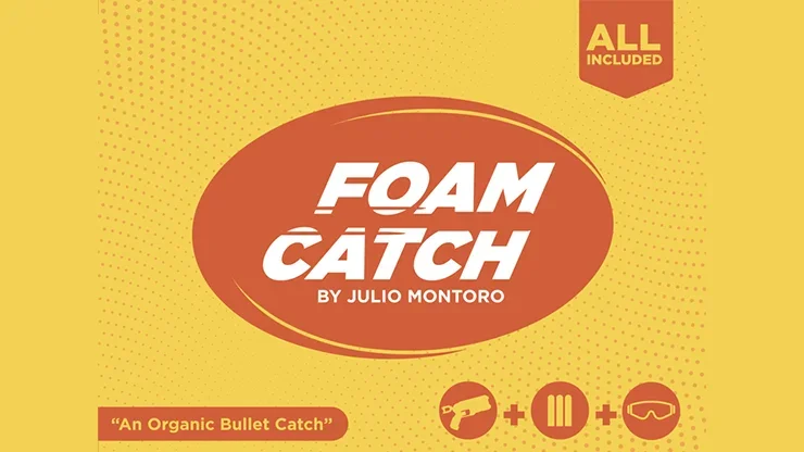 

Foam Catch (Gimmicks and Online Instructions) by Julio Montoro Stage / Parlor Performer Street Magic Tricks Illusions Props Bar