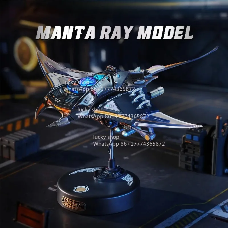 

"Manta Ray" Sci-fi Model - Based on The Deep-sea Manta Rays, Designed As A Futuristic Aircraft