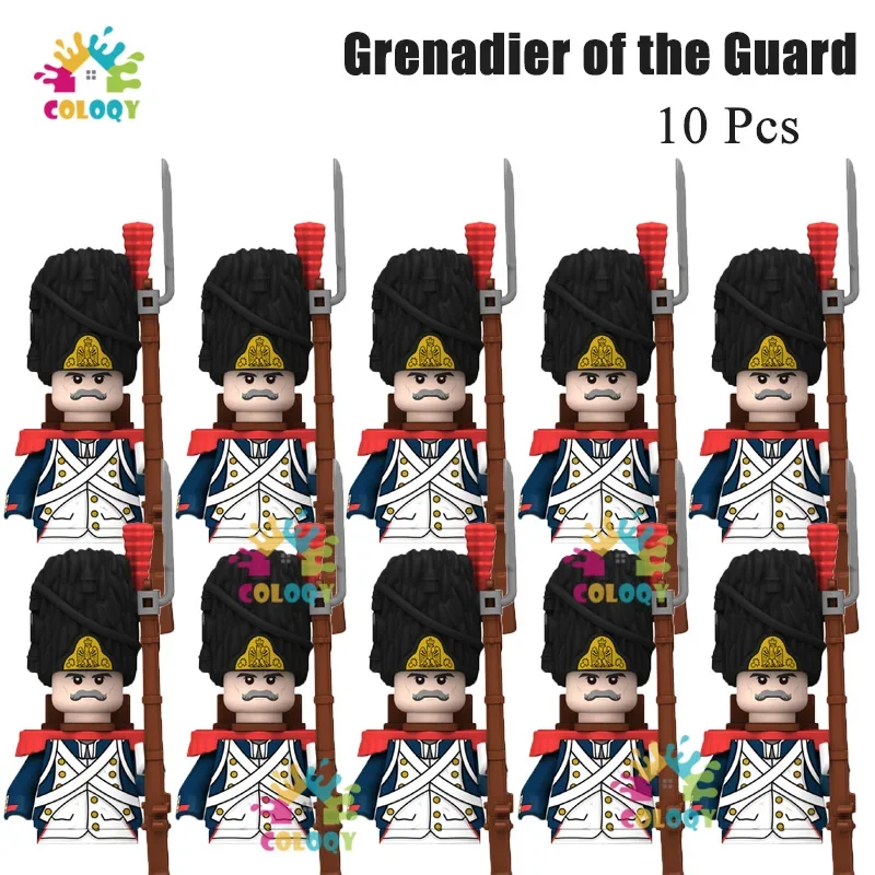 Kinderspielzeug 22/10 Stück Napoleonische Kriege Militär General Soldat Bausteine Imperial Navy Figuren Spielzeug für Kinder Geburtstagsgeschenke