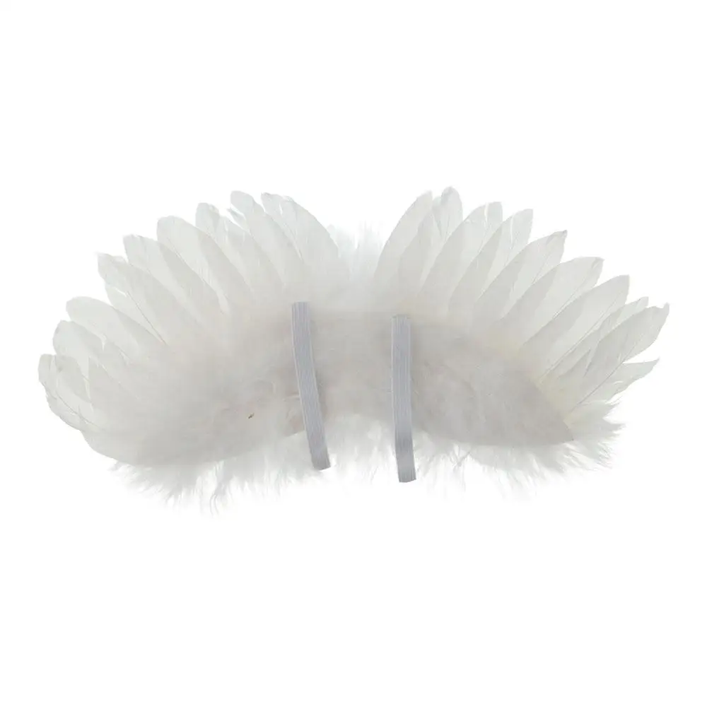 Vintage Creative For Newborn//Dog Pet White Feather DIY Photography Props Sew Accessories Angel Wing Hanging Ornements