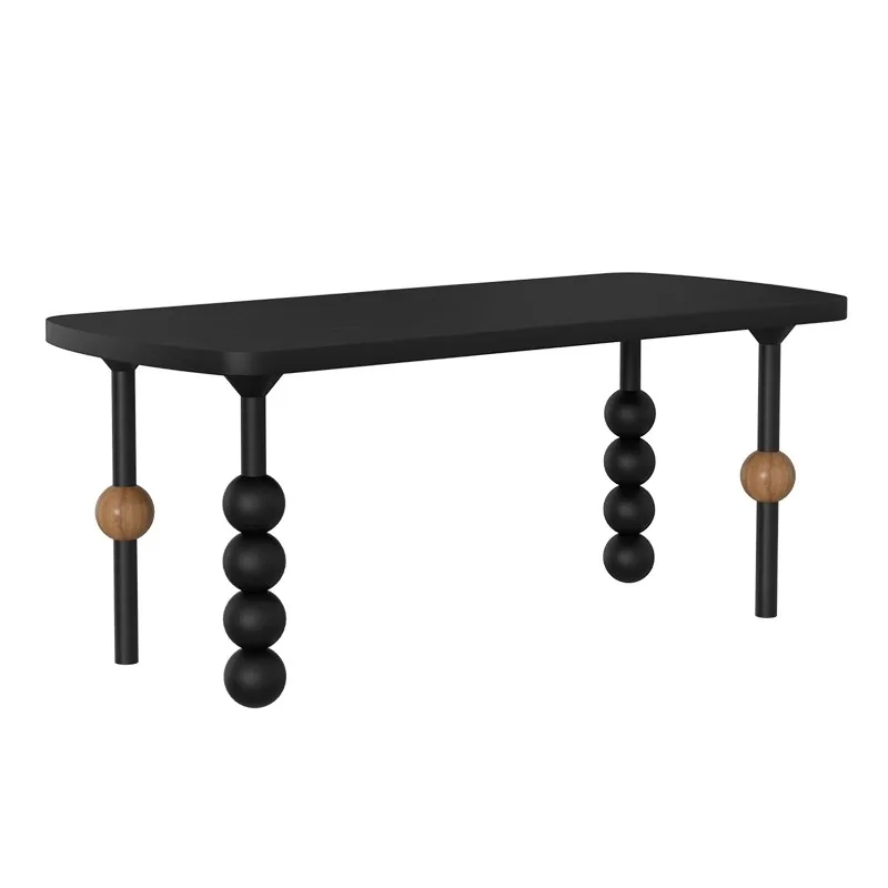 

New Chinese-style all-solid wood dining table, small apartment, table