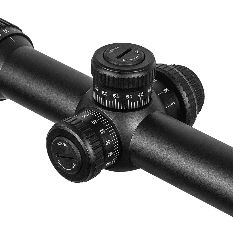 High-quality 5.5-22X56 SFIR FFP close-range focus telescope, red dot illuminated sight, optical telescope view 6