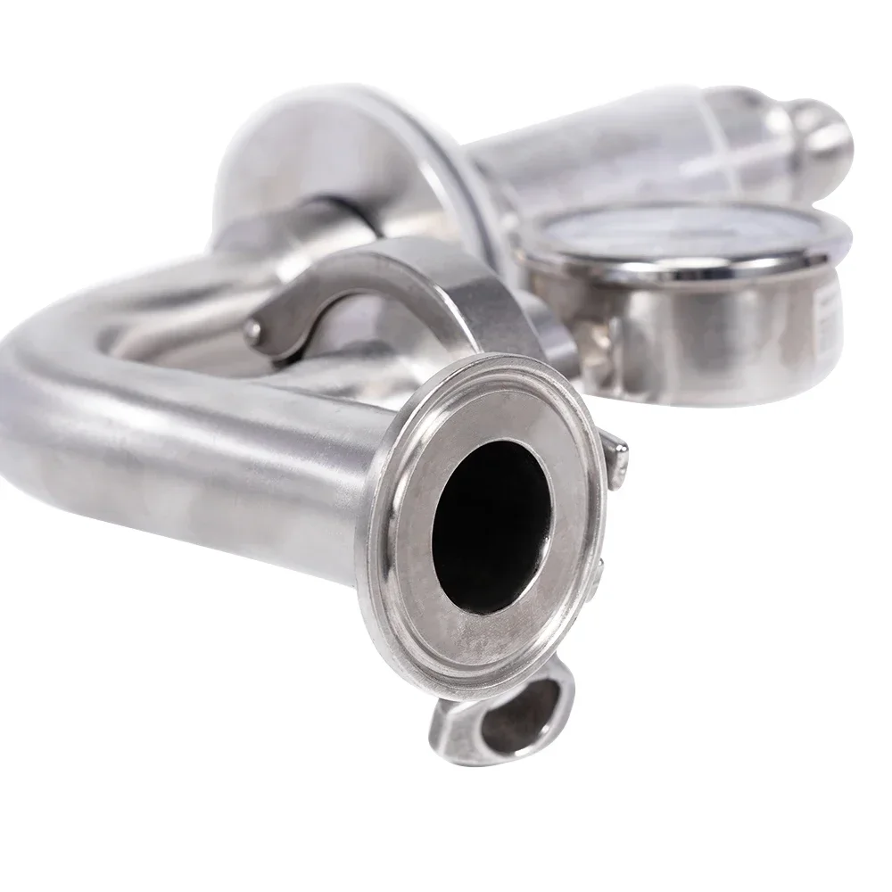 Regulador integrado do medidor de pressão da válvula de expansão com três braçadeiras